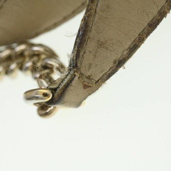 GUCCI Chain Soho Shoulder Bag Leather Beige - Picture 8 of 15